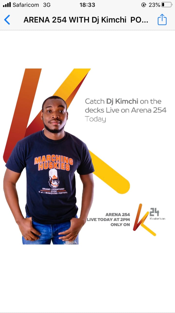 DJ Kimchi promo for Arena 254 live radio set